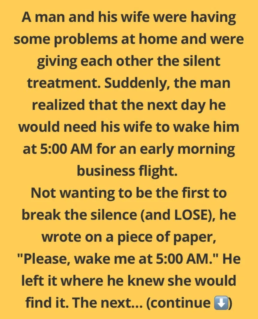 The Silent Treatment