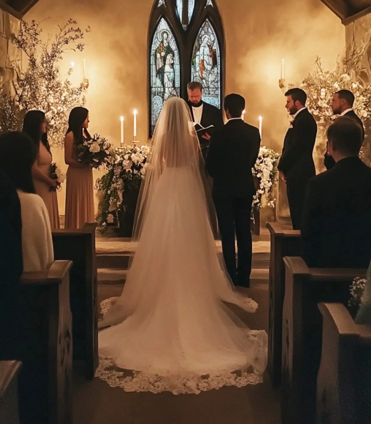 Just as I was on the verge of saying “I do” at our wedding, my 13-year-old son suddenly shouted, “Dad, wait! Look at her shoulder!”