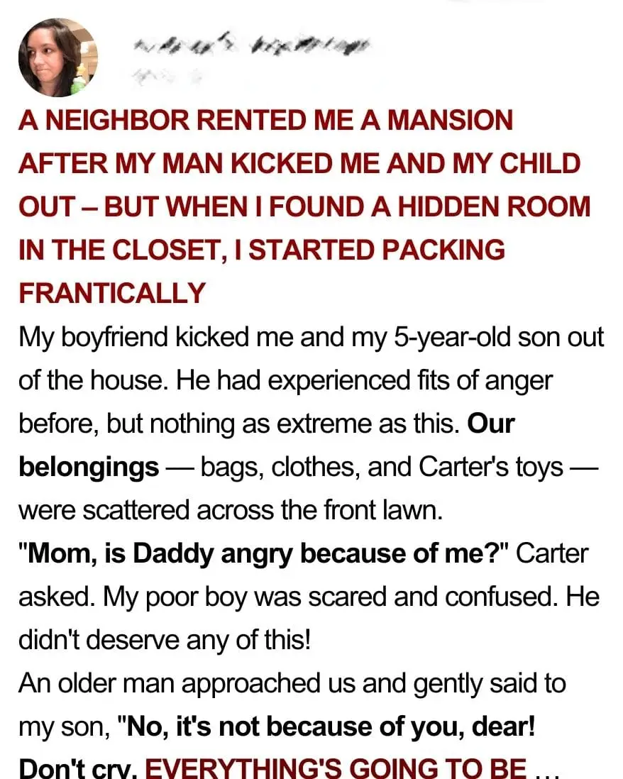 A Neighbor Rented Me a Mansion, but I Started Packing Frantically After Finding a Hidden Room In My Child’s Closet