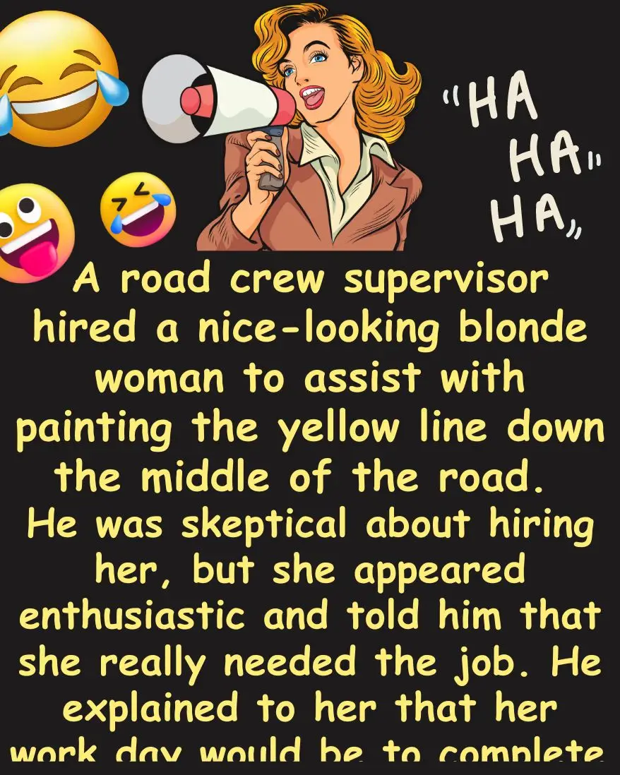 Funny Joke ‣ Blonde On The Road