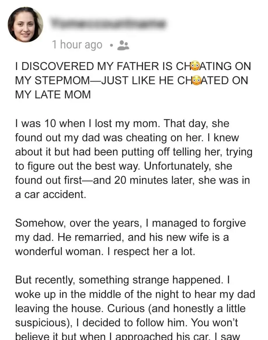 I Discovered My Father Is Che😳ting On My Stepmom – Just like He Che😳ted On My Late Mom