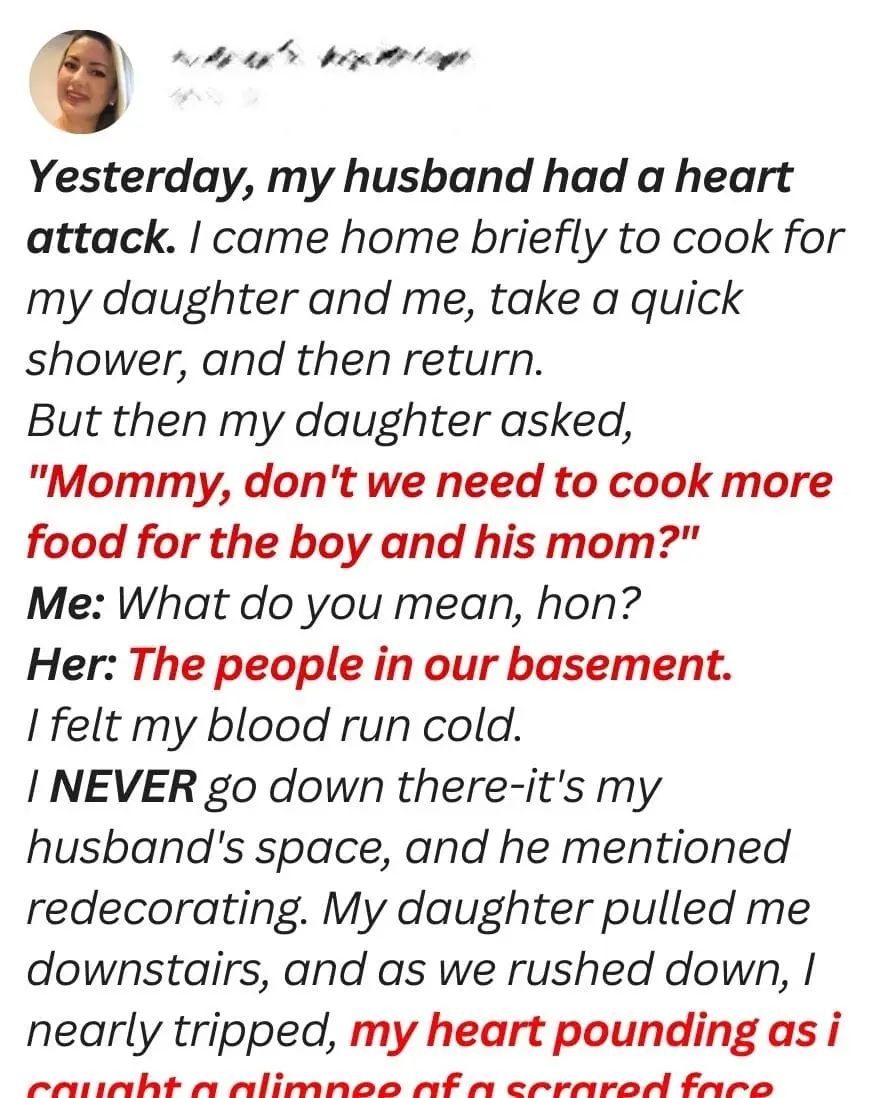 My Husband Kept His Second Family in Our Basement