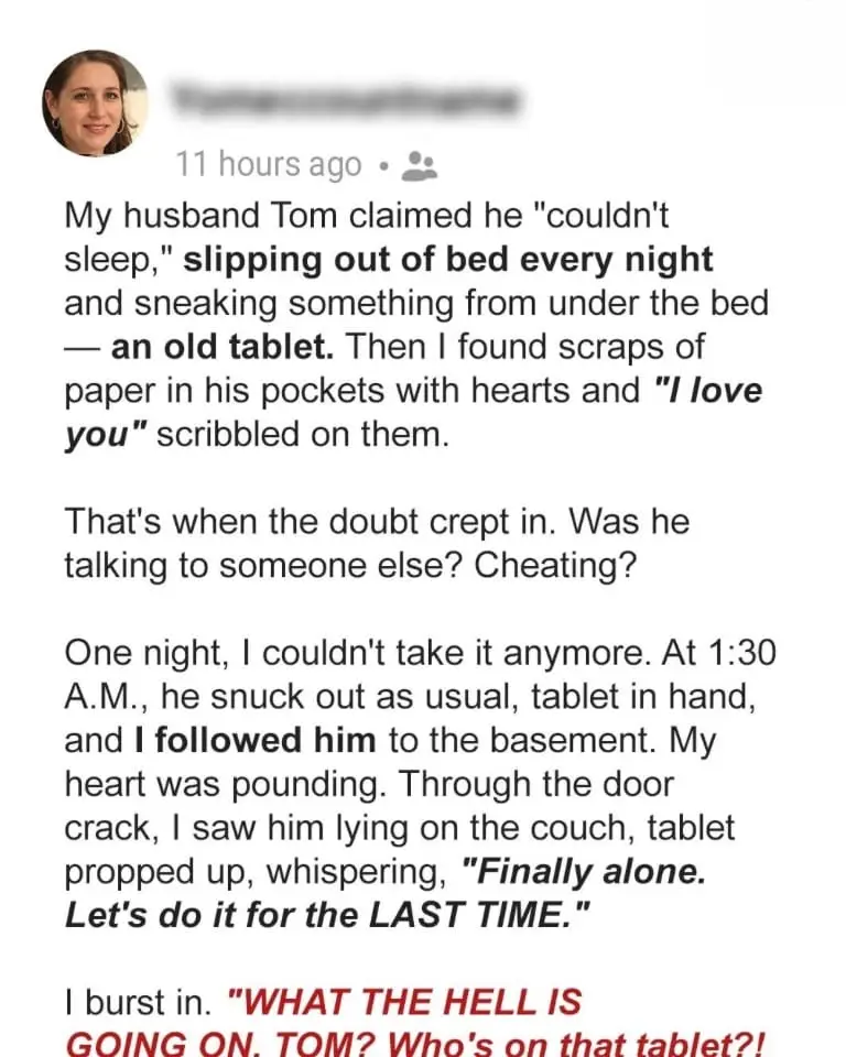 My Husband Started Disappearing from Our Bedroom Every Night – One Night, I Caught Him Red-Handed with a Secret Tablet