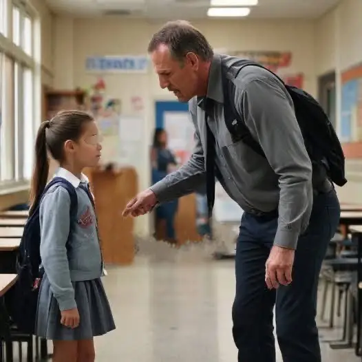 When 10-year-old Lily’s teacher, Mrs. Evans, saw her hesitate to leave with her stepfather after school, she felt a twinge of concern.