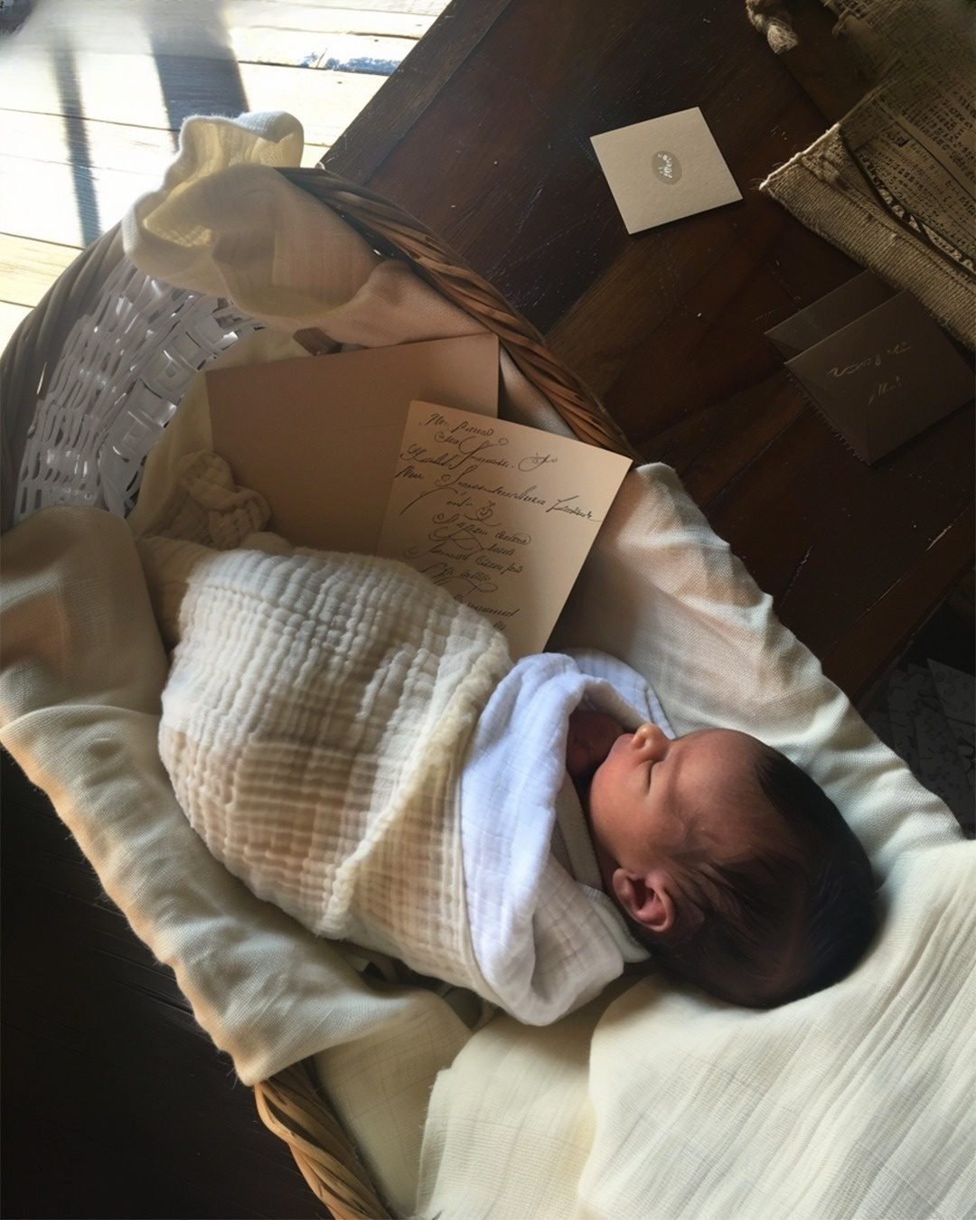 Husband Returns from Business Trip and Sees Newborn Baby on Table with Two Notes beside — Story of the Day
