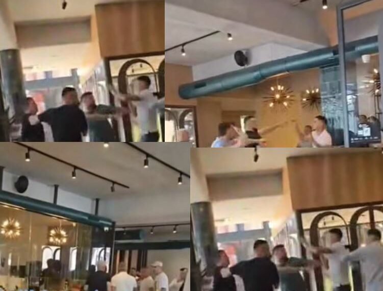 Sherr masiv/ Plasin grushtet dhe gotat e qelqit, përplasen dy grupe (Video)