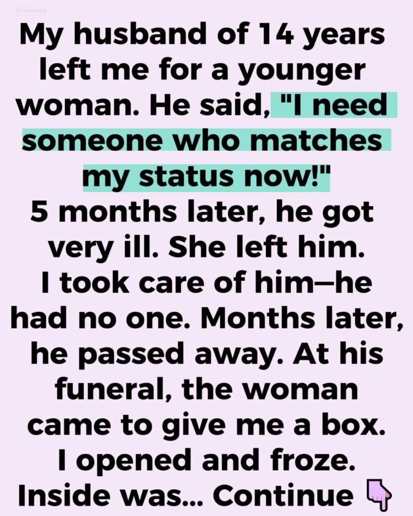 He Walked Away With Someone Younger — His Last Farewell Turned My Life Around