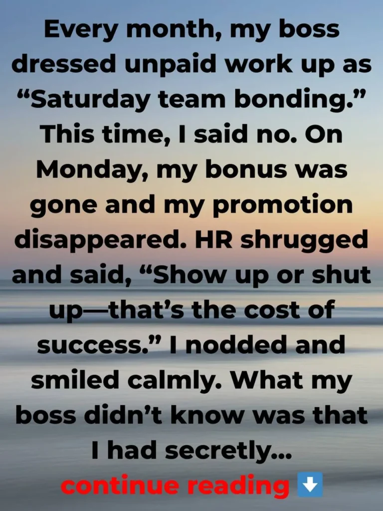 I Refuse to Give Up My Weekends for Unpaid Work Events—Now HR Stepped In