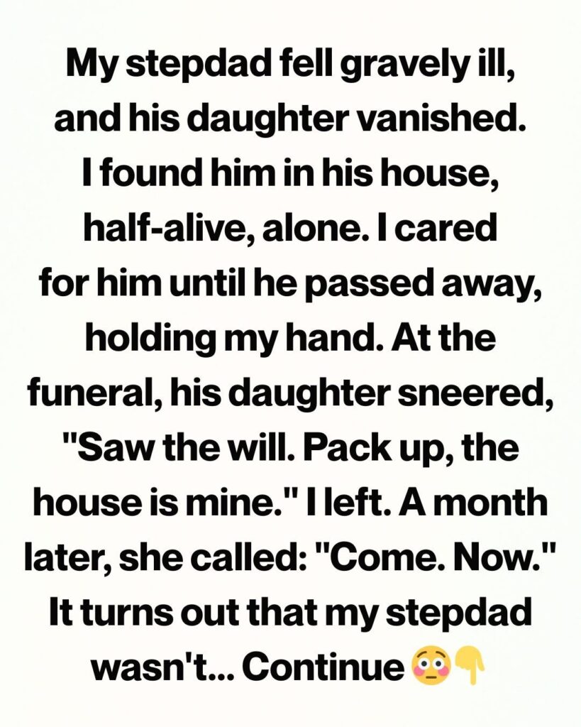 Abandoned by His Daughter in Illness, He Had Only Me at the End—The Will That Followed Changed My Fate